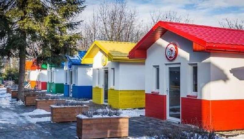 Veterinario polacco costruisce un elegante villaggio per cani